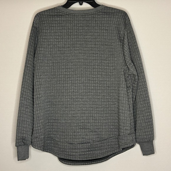 BUNDLE of 2 Terra & Sky SHEIN Curve Grey Crewneck Pullover Sweatshirts Women 1XL - Picture 10 of 11